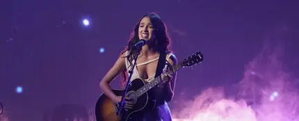 Olivia Rodrigo durante su actuación en los 'American Music Awards' Olivia Rodrigo durante su actuación en los 'American Music Awards'