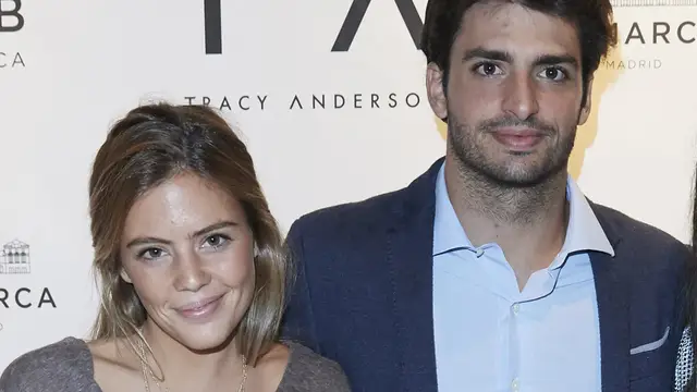 Carlos Sainz hijo y su novia Isa Hernáez