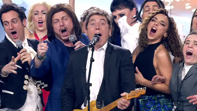 Luis Fonsi, Rosario y Carlos Baute, en el Concierto de Año Nuevo de 'Tu cara me suena'