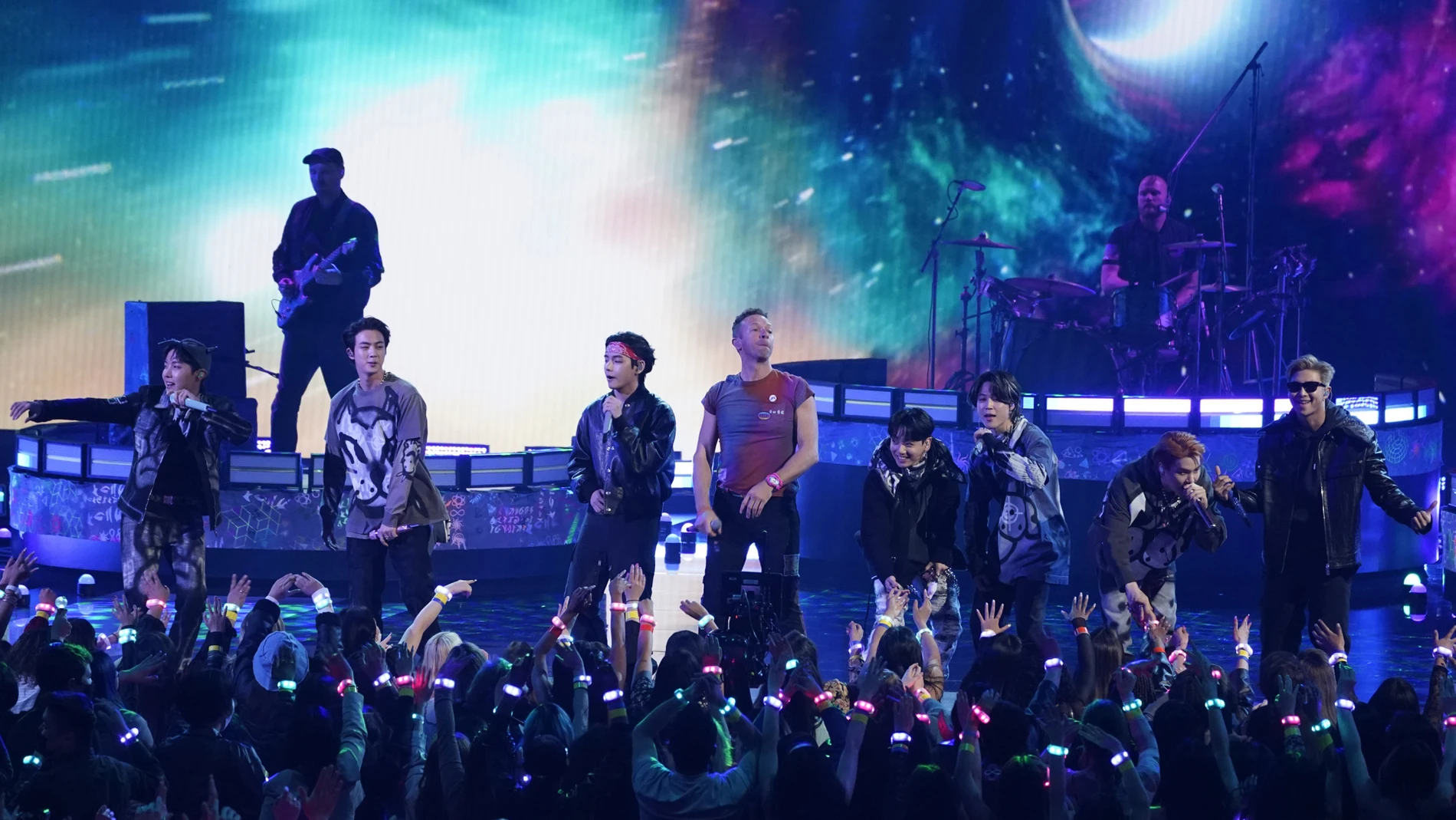 Coldplay y BTS, en concierto