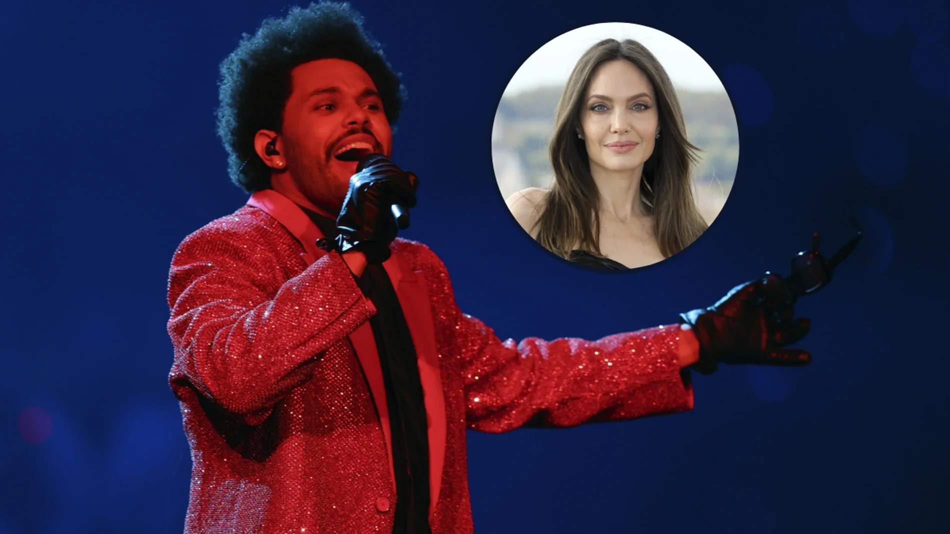 The Weeknd reaviva los rumores de su romance con Angelina Jolie en 'Here We Go... Again'