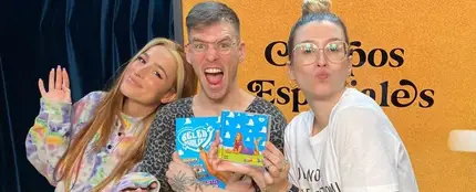 Belén Aguilera con Eva Soriano e Iggy Rubín Belén Aguilera con Eva Soriano e Iggy Rubín