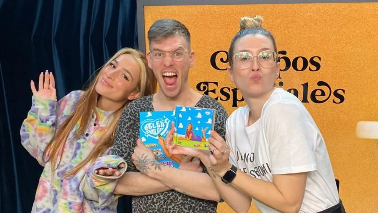 Belén Aguilera con Eva Soriano e Iggy Rubín Belén Aguilera con Eva Soriano e Iggy Rubín