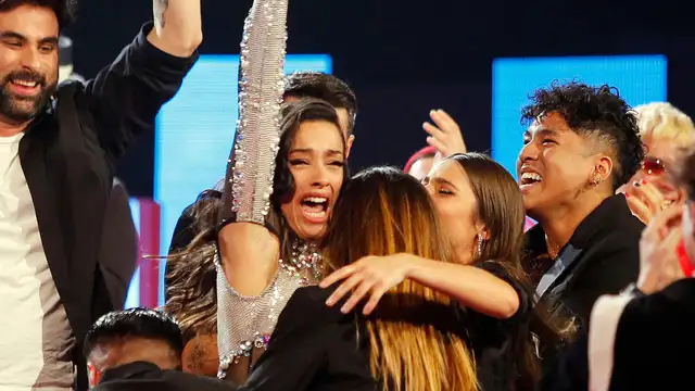 La cantante Chanel celebra que representará a España en Eurovisión 2022.
