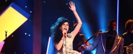 Sandra Golpe como Amy Winehouse en Tu cara me suena. Sandra Golpe como Amy Winehouse en Tu cara me suena.