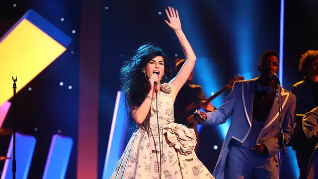 Sandra Golpe como Amy Winehouse en Tu cara me suena.