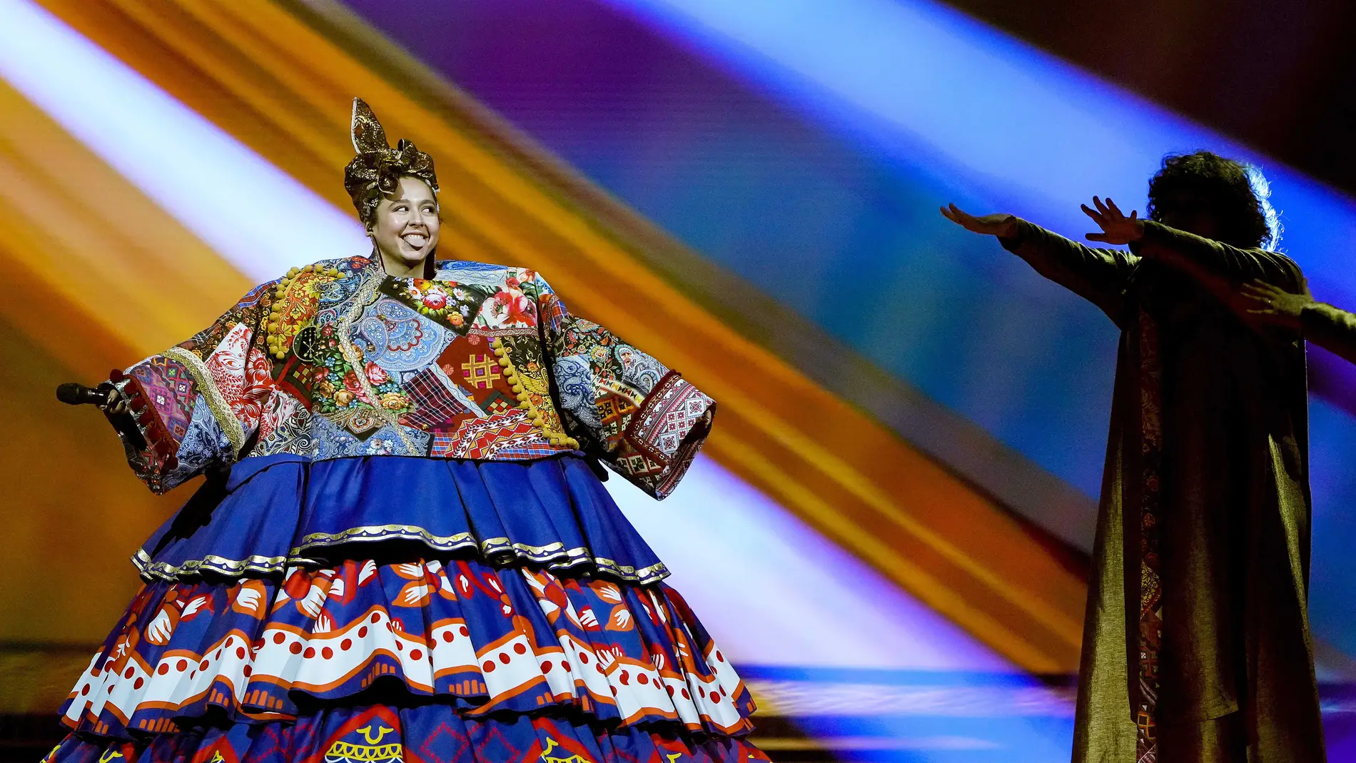 Imagen de archivo de la representante Manizha de Rusia con la canción 'Russian Woman' durante un ensayo general del 65º Festival de la Canción de Eurovisión (ESC) 2021 Imagen de archivo de la representante Manizha de Rusia con la canción 'Russian Woman' durante un ensayo general del 65º Festival de la Canción de Eurovisión (ESC) 2021