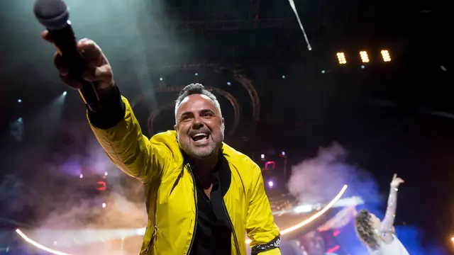Juan Magan durante una actuación