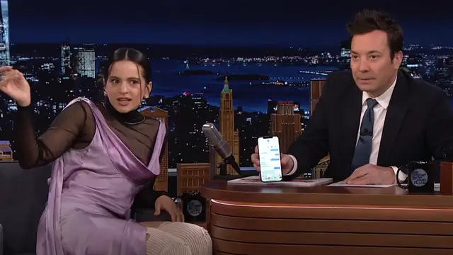 Rosalía y Jimmy Fallon