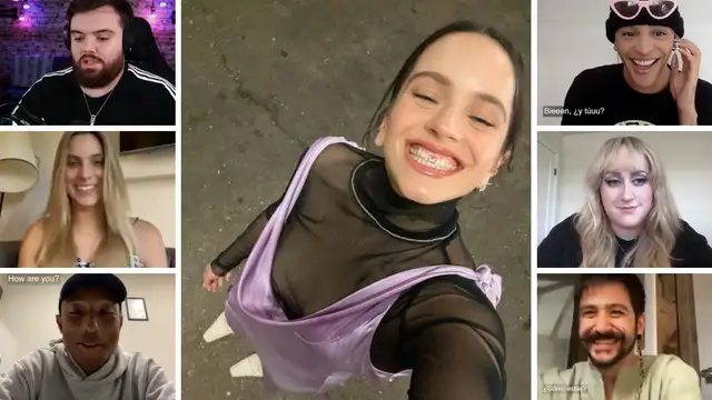 Concierto de Rosalía en TikTok