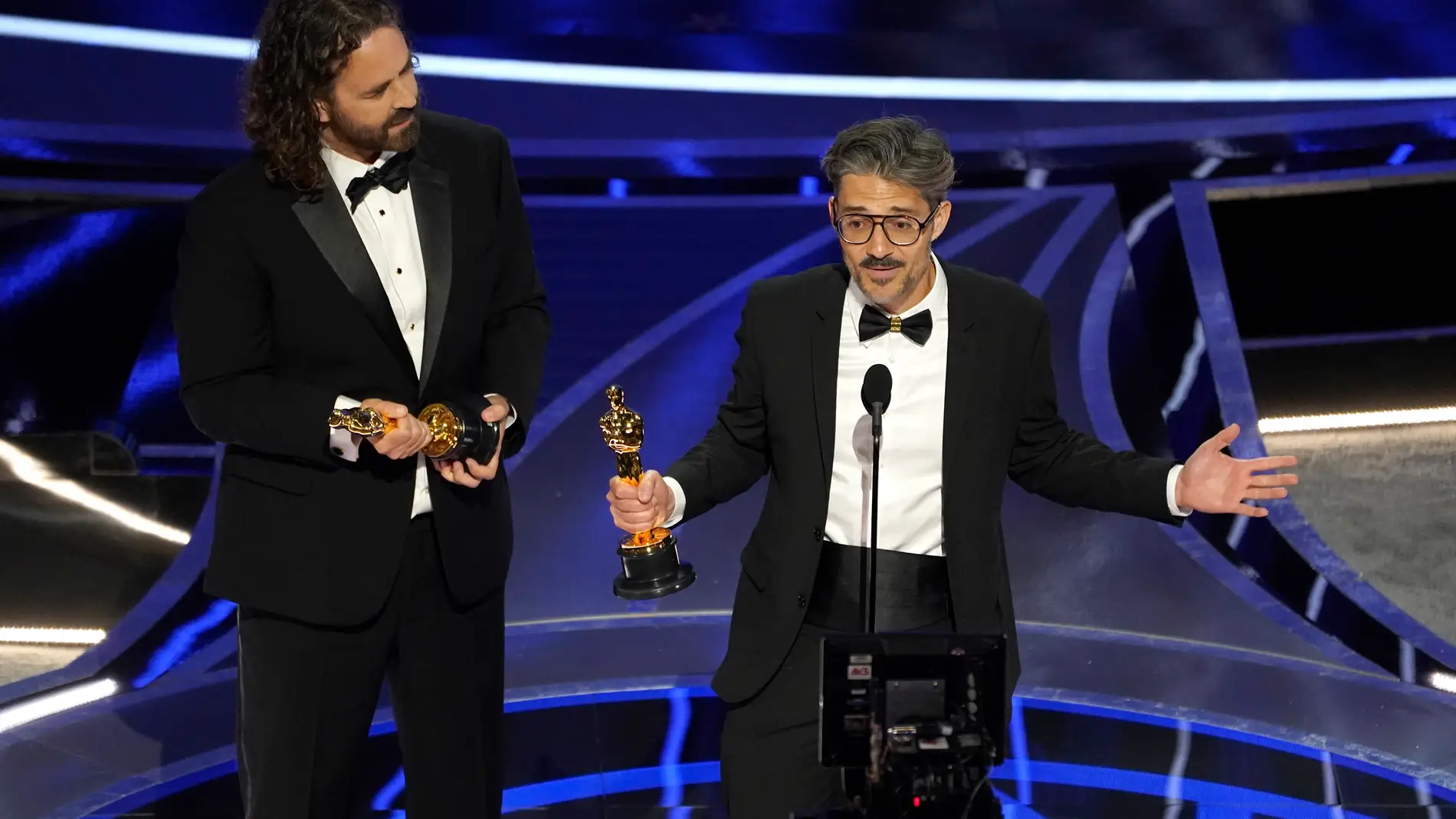 Alberto Mielgo y Leo Sánchez recogen el Oscar a Mejor cortometraje de animación