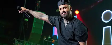 Nicky Jam, en un concierto en agosto de 2019. Nicky Jam, en un concierto en agosto de 2019.
