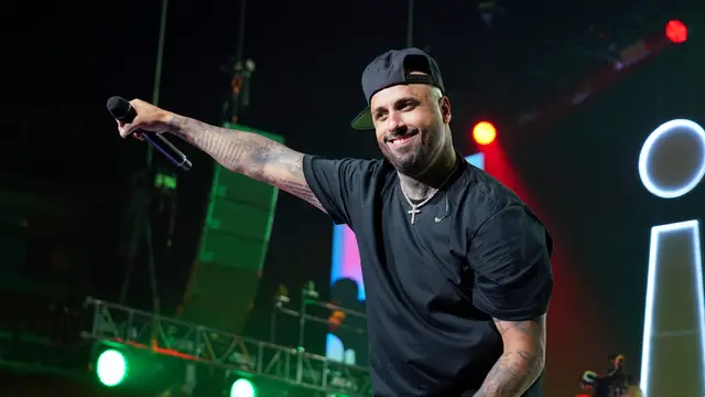 Nicky Jam, en un concierto en agosto de 2019.