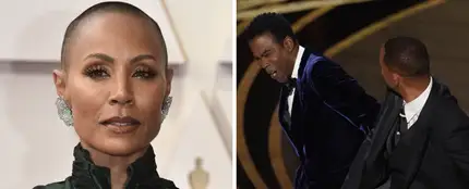 Jada Pinkett Smith reacciona al bofetón de Will Smith a Chris Rock en los Premios Oscar 2022 Jada Pinkett Smith reacciona al bofetón de Will Smith a Chris Rock en los Premios Oscar 2022