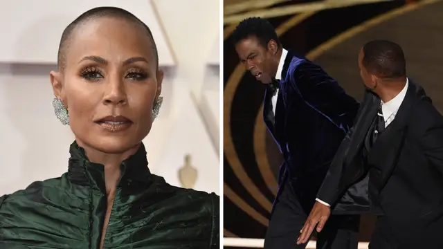 Jada Pinkett Smith reacciona al bofetón de Will Smith a Chris Rock en los Premios Oscar 2022