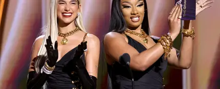 Dua Lipa y Megan Thee Stallion en los Grammy Dua Lipa y Megan Thee Stallion en los Grammy