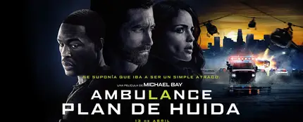 Cartel de la película 'Ambulancia: plan de huida' Cartel de la película 'Ambulancia: plan de huida'
