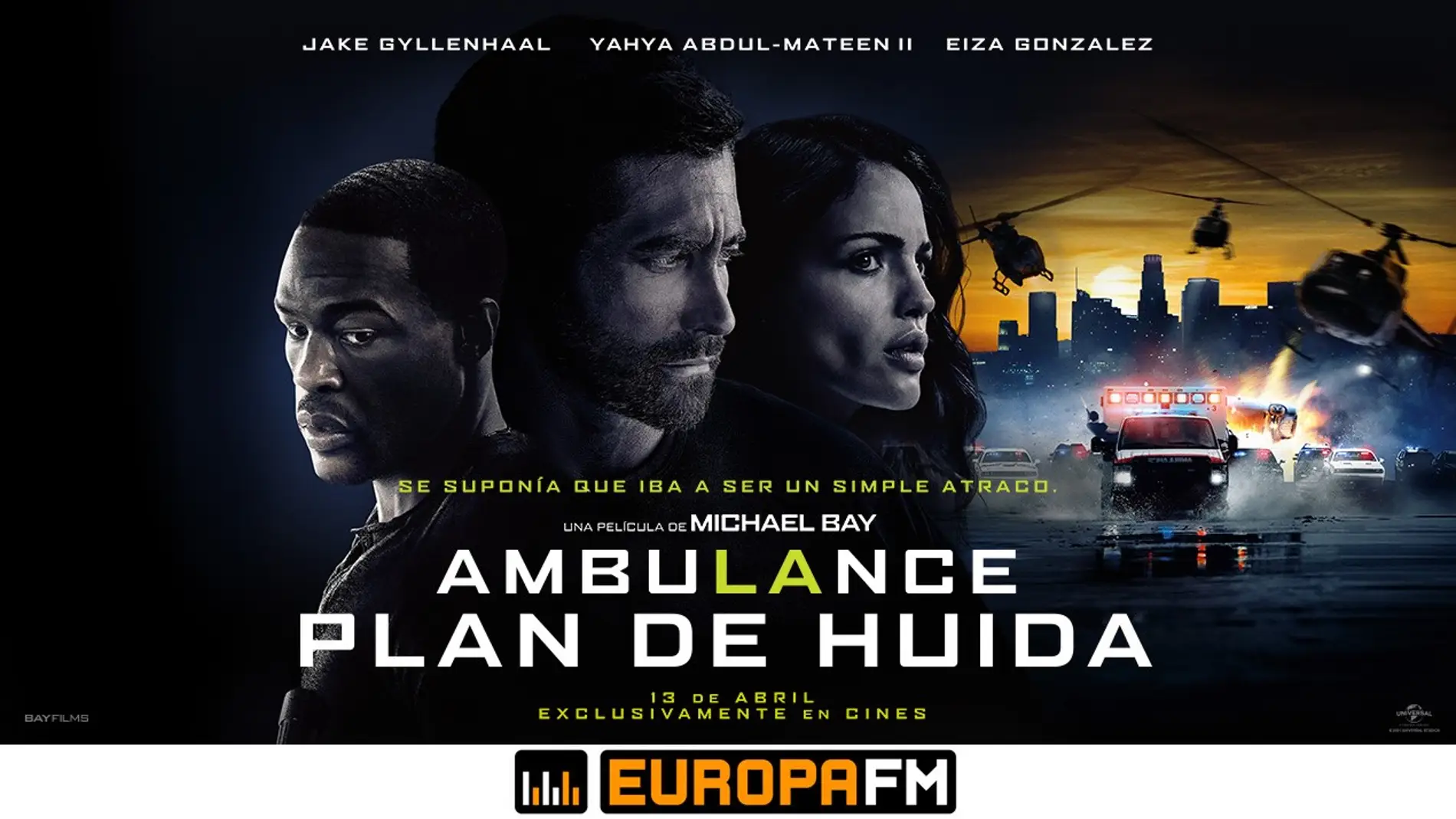 Cartel de la película 'Ambulancia: plan de huida'