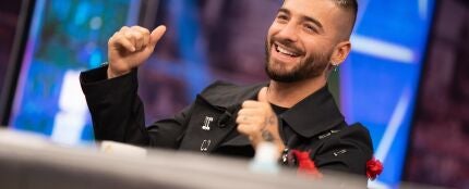 Maluma, en su visita al El Hormiguero el lunes 4 de abril de 2022