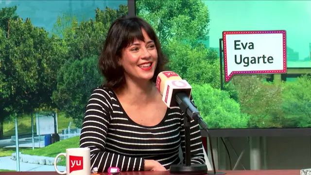 Eva Ugarte, en el plató de yu, No te pierdas nada