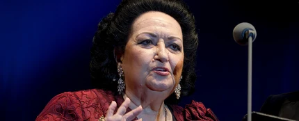 La soprano catalana Montserrat Caballé La soprano catalana Montserrat Caballé
