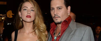 Amber Heard y Johnny Depp, en el festival de Toronto en septiembre de 2015