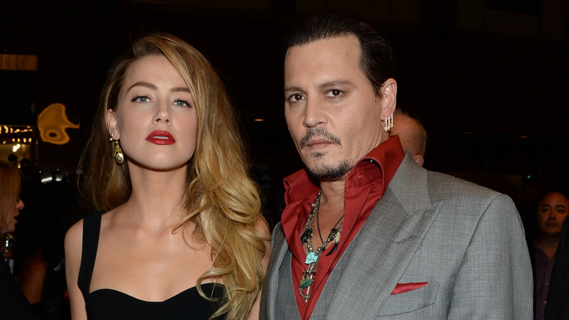 Amber Heard y Johnny Depp, en el festival de Toronto en septiembre de 2015