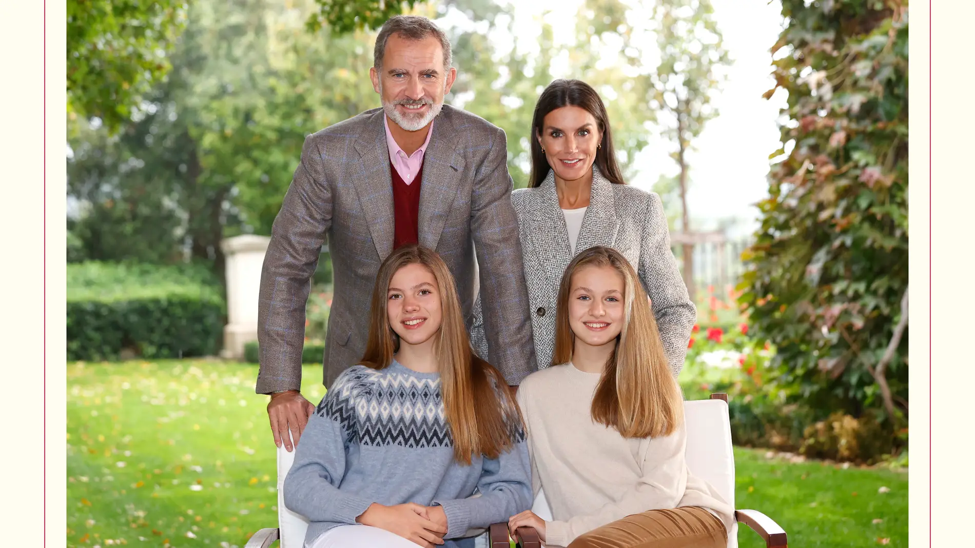 La felicitación de Navidad de los reyes Felipe VI y Letizia (2021/2022)