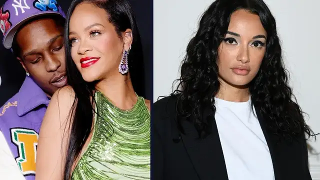 Rihanna, ASAP Rocky y la diseñadora Amina Muaddi