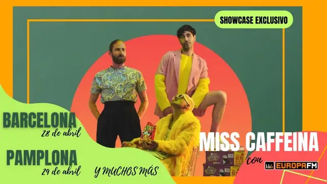 Miss Caffeina inicia su gira de showcases con Europa FM