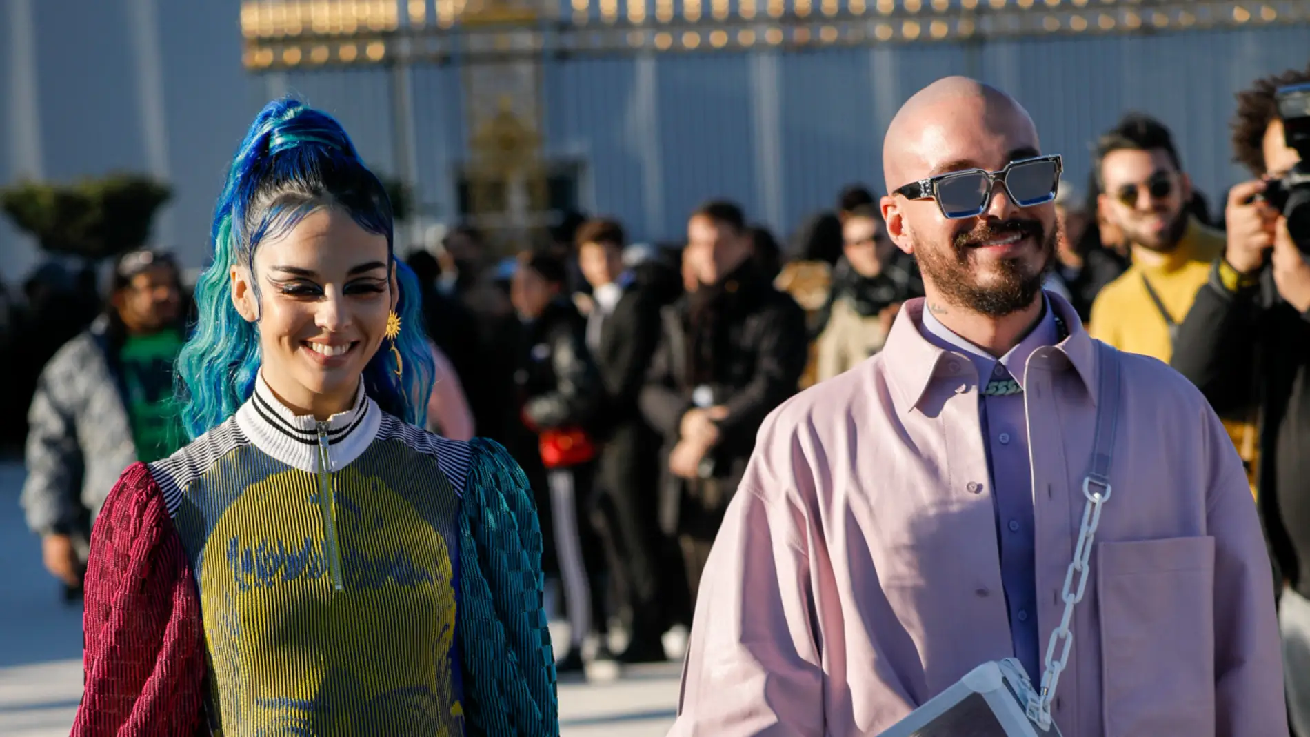 Sita Abellán y J Balvin Sita Abellán y J Balvin