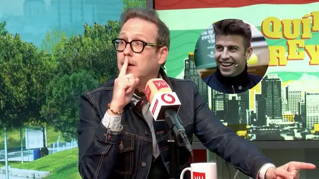 Joaquín Reyes es Piqué: "La Shaki y yo también hablamos por audios, como con Rubiales"