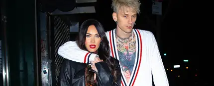 La actriz Megan Fox y el cantante Machine Gun Kelly La actriz Megan Fox y el cantante Machine Gun Kelly