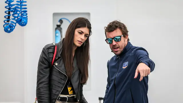 Fernando Alonso y Linda Morselli