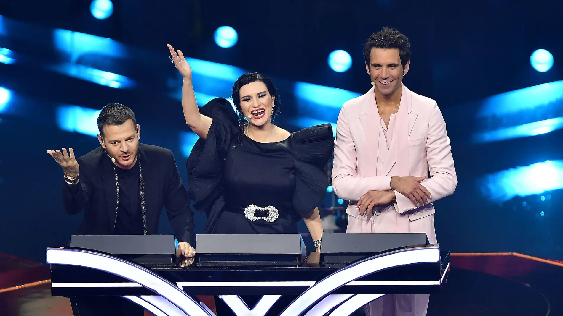 Alessandro Cattelan, Laura Pausini y Mika, presentadores de Eurovisión 2022