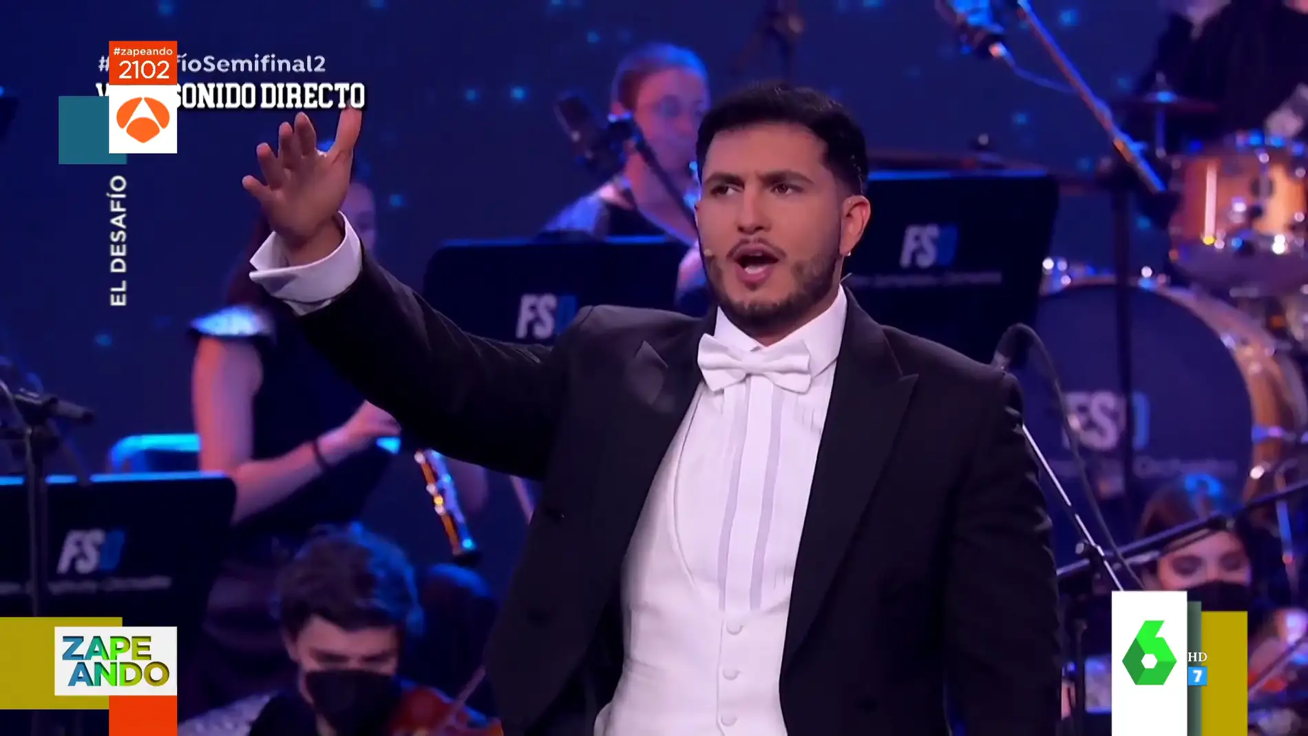  La actuación viral de Omar Montes cantando ópera con la letra de 'Alocao': "Yo sé que ese culo tiene mucho que ofrecer"