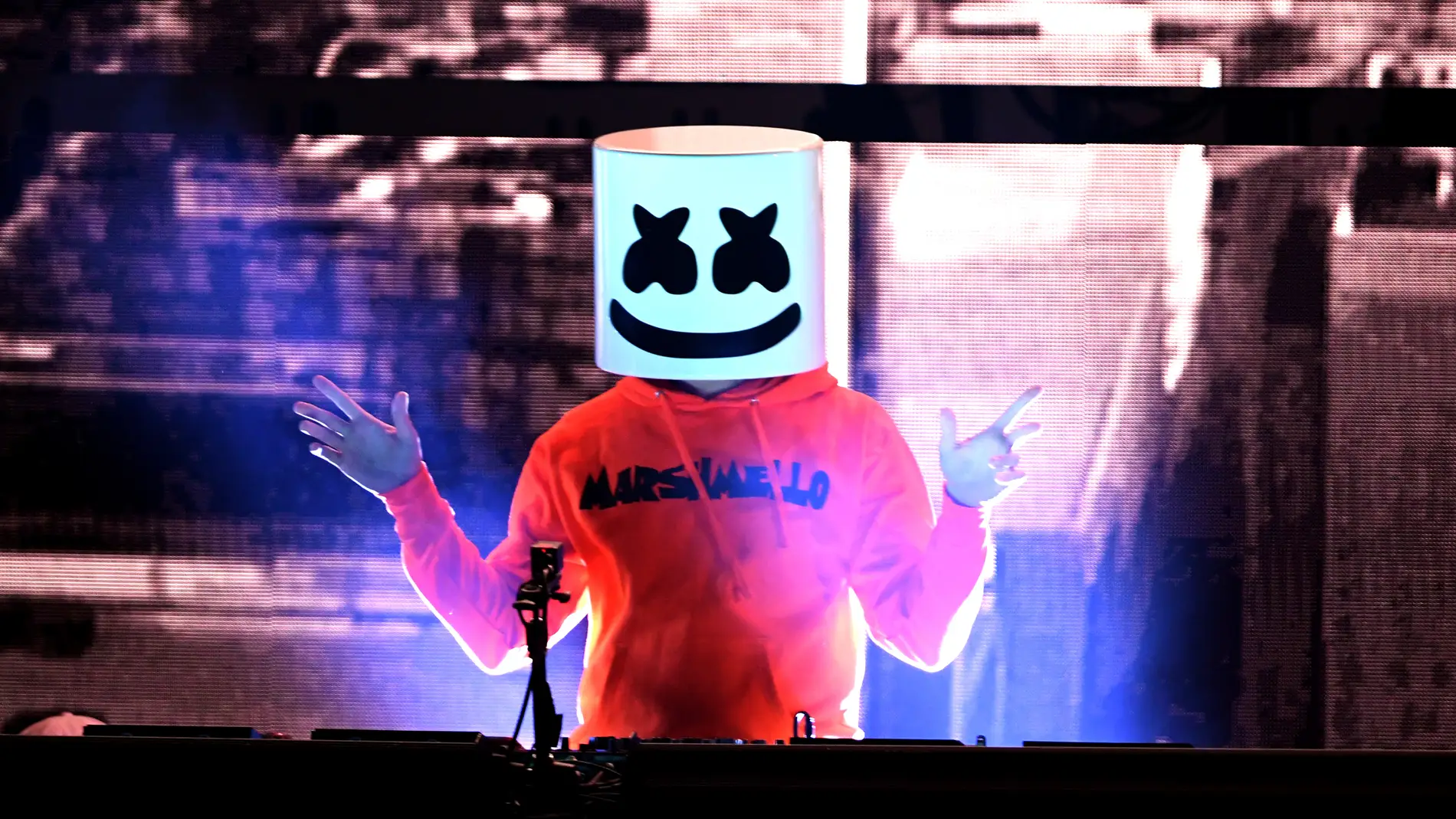 El DJ Marshmello, en un evento en octubre de 2019