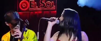 Chanel y Leroy Sánchez, en el concierto de la Sala Sol de Madrid