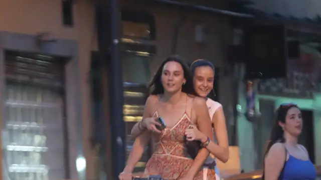 Victoria Federica y su amiga Rocío Laffón en Madrid.