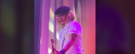 Johnny Depp actúa por sorpresa en el concierto de Jeff Beck 