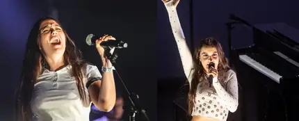 Las cantantes Rigoberta Bandini y Amaia, autoras de la canción 'Bienvenidos al show' Las cantantes Rigoberta Bandini y Amaia, autoras de la canción 'Bienvenidos al show'