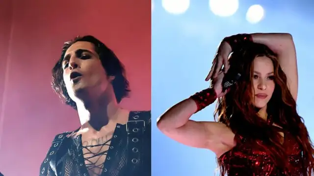 ¿Cantarán juntos Shakira y Måneskin?