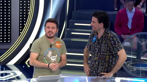 El emotivo gesto de Orestes en su reencuentro con Rafa Castaño en ‘Pasapalabra’: “Es un duelo pendiente” El emotivo gesto de Orestes en su reencuentro con Rafa Castaño en ‘Pasapalabra’: “Es un duelo pendiente”