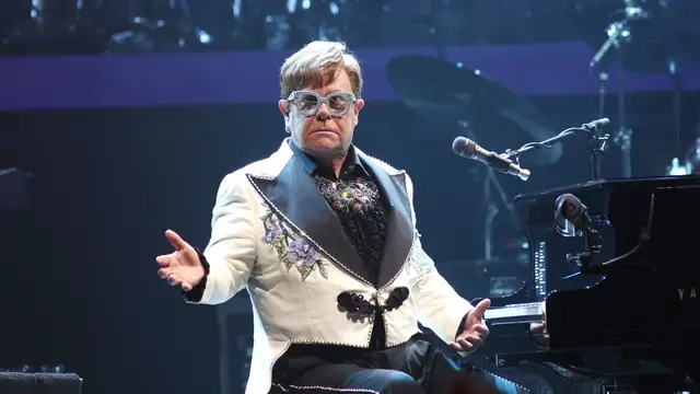 El cantante británico Elton John