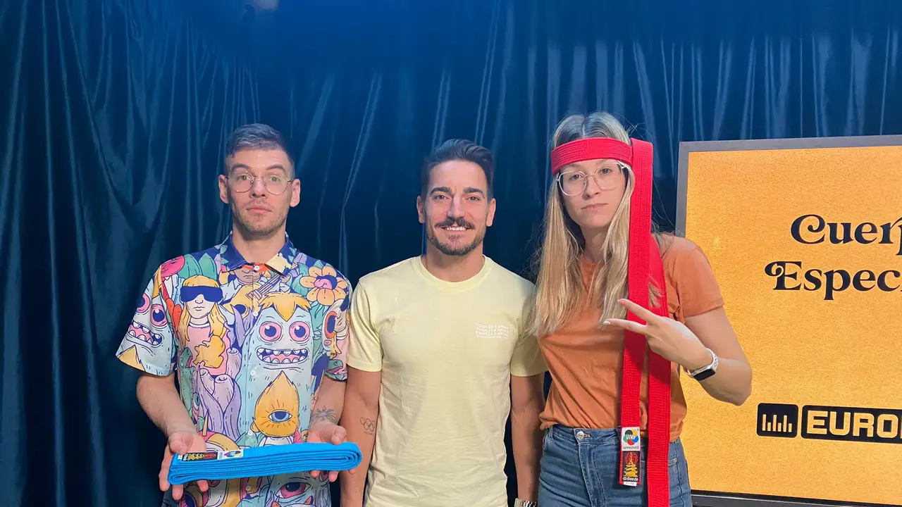 Damián Quintero junto a Iggy Rubín y Eva Soriano en 'Cuerpos especiales' Damián Quintero junto a Iggy Rubín y Eva Soriano en 'Cuerpos especiales'