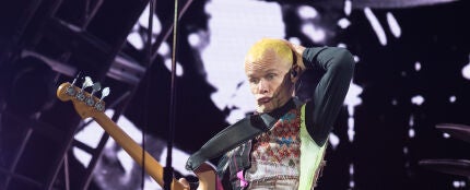 Flea, bajista de Red Hot Chili Peppers.