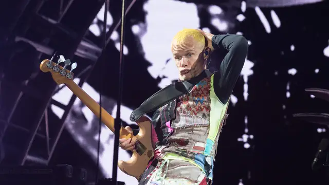 Flea, bajista de Red Hot Chili Peppers.