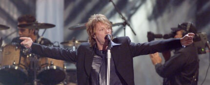 El cantante Jon Bon Jovi, líder de la banda de rock Bon Jovi.