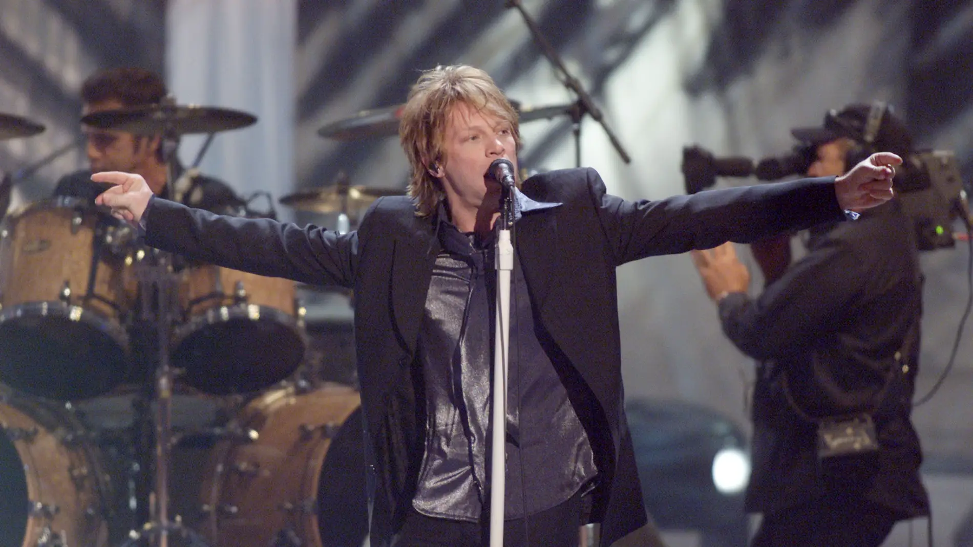El cantante Jon Bon Jovi, líder de la banda de rock Bon Jovi.