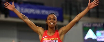La atleta Ana Peleteiro, bronce en los Juegos Olímpicos de Tokio.